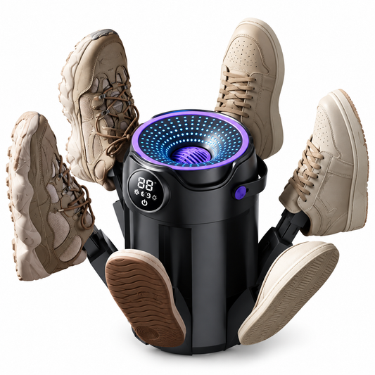 Fast 3-Pair Shoe Dryer with UV Odor Removal